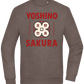 Yoshino Sakura Design - Comfort Essential Unisex Sweater_CHARCOAL CHIN_front