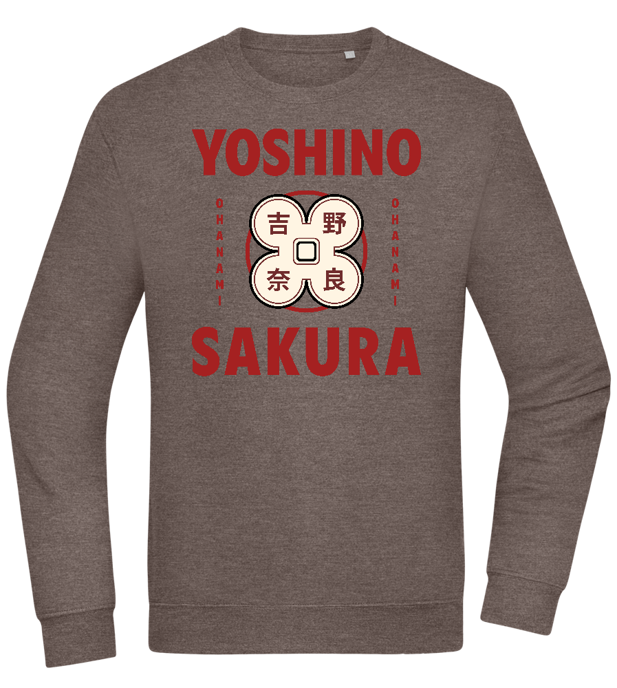 Yoshino Sakura Design - Comfort Essential Unisex Sweater_CHARCOAL CHIN_front