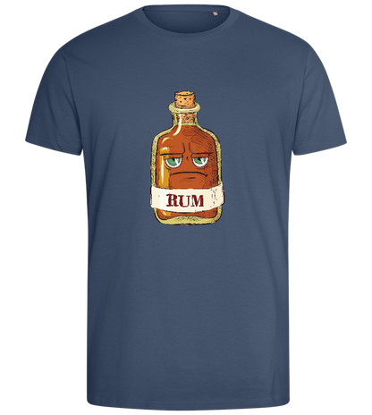 A Rum Bottle Design - Comfort men's fitted t-shirt_DENIM_front