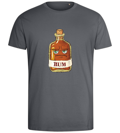 A Rum Bottle Design - Comfort men's fitted t-shirt_MOUSE GREY_front