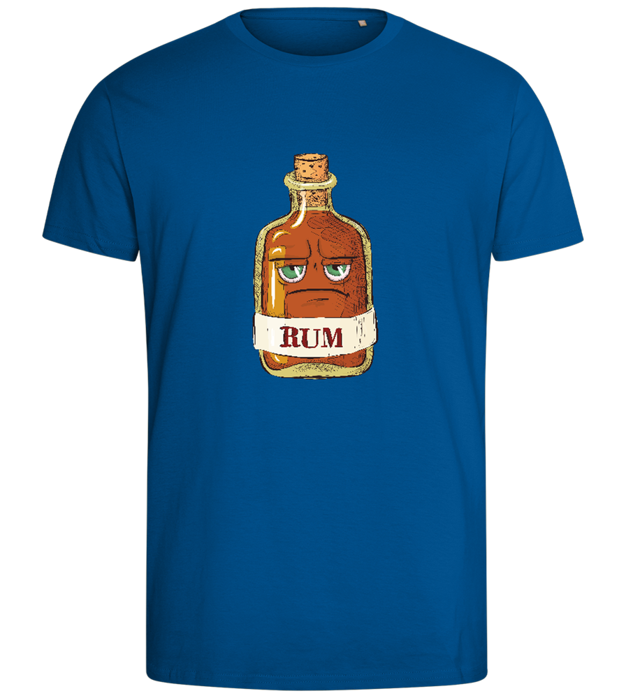 A Rum Bottle Design - Comfort men's fitted t-shirt_ROYAL_front