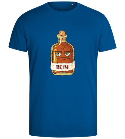 A Rum Bottle Design - Comfort men's fitted t-shirt_ROYAL_front