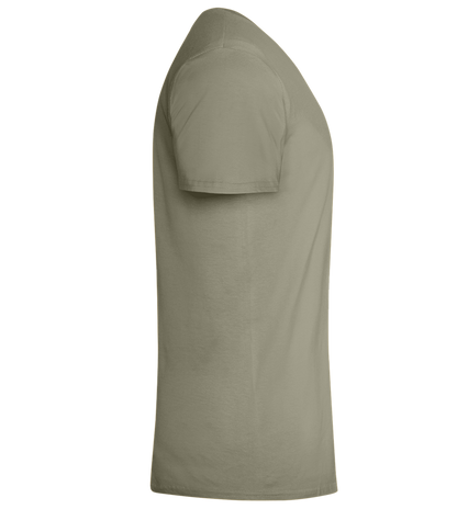 A Rum Bottle Design - Comfort men's fitted t-shirt_KHAKI_right