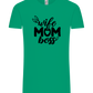 Wife Mom Boss Design - Comfort Unisex T-Shirt_SPRING GREEN_front