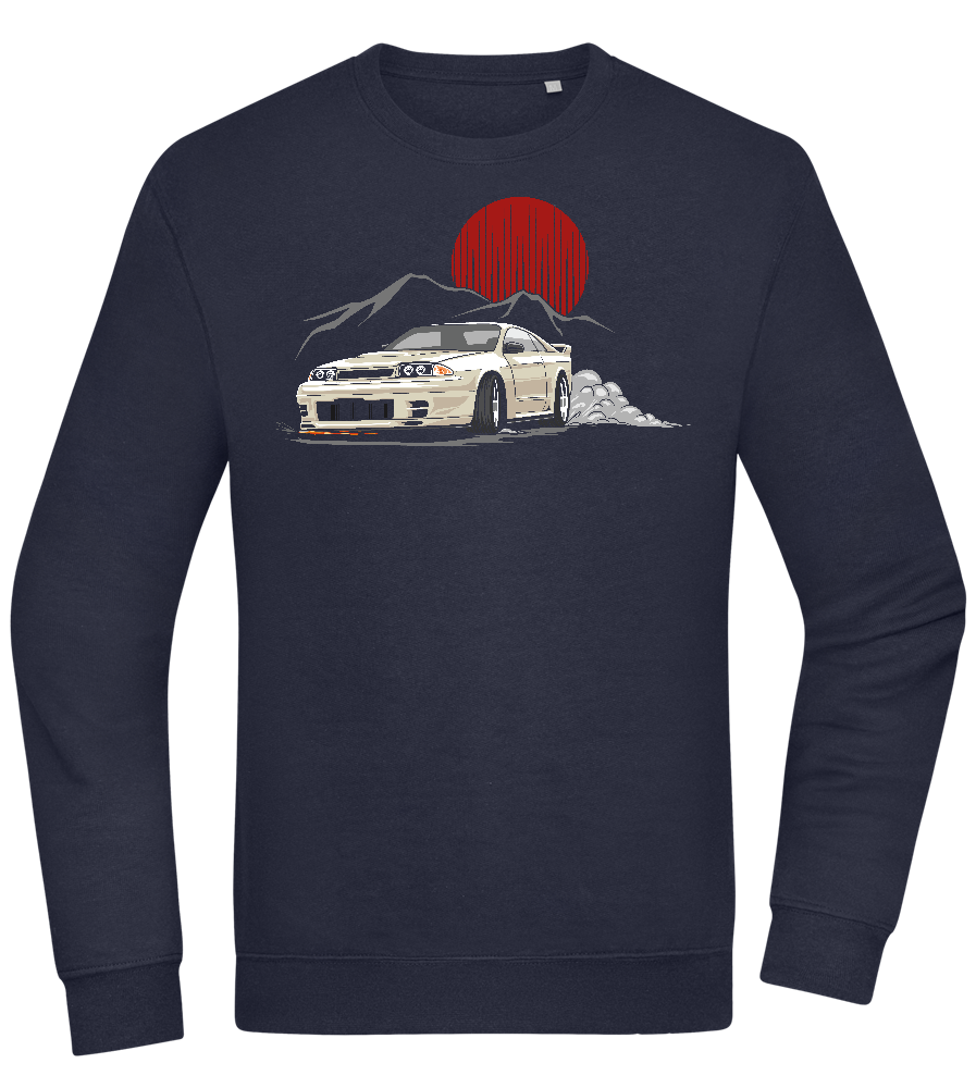Skyline Car Design - Comfort Essential Unisex Sweater_FRENCH NAVY_front