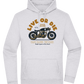 Cafe Racer Motor Design - Premium Essential Unisex Hoodie_ORION GREY II_front