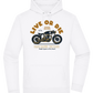 Cafe Racer Motor Design - Premium Essential Unisex Hoodie_WHITE_front