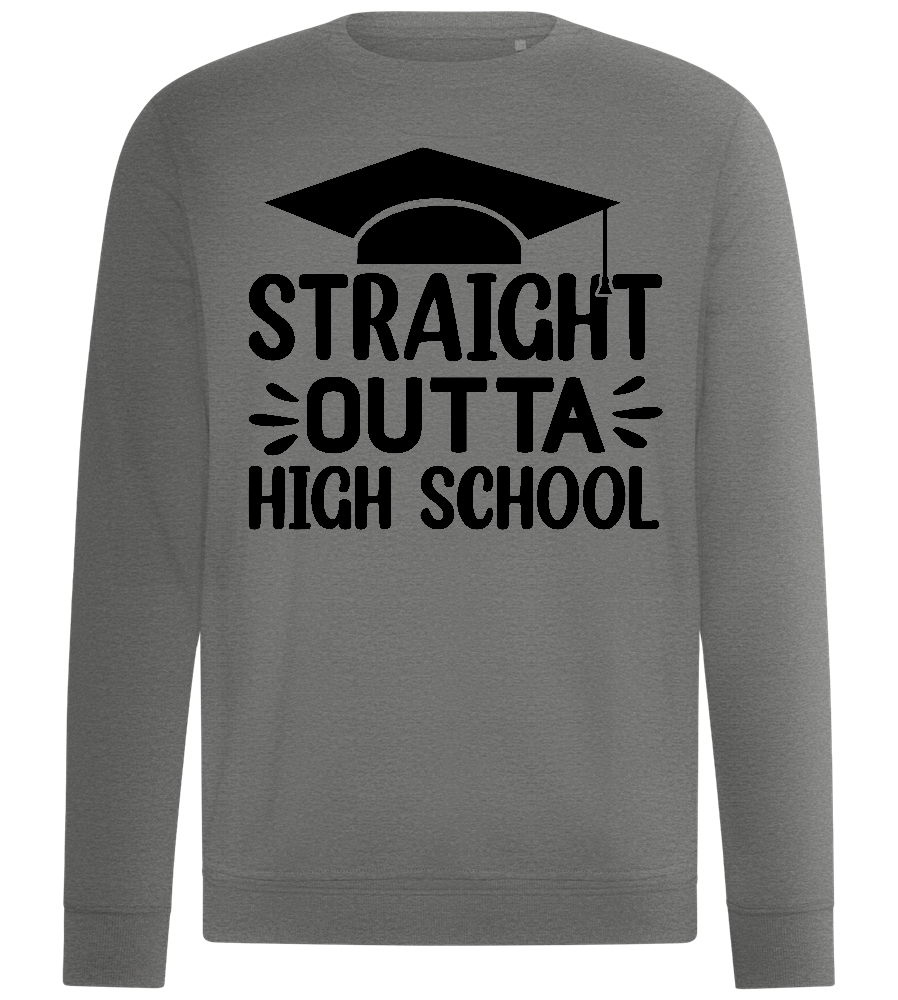 Outta High School Design - Comfort unisex sweater_ORION GREY II_front