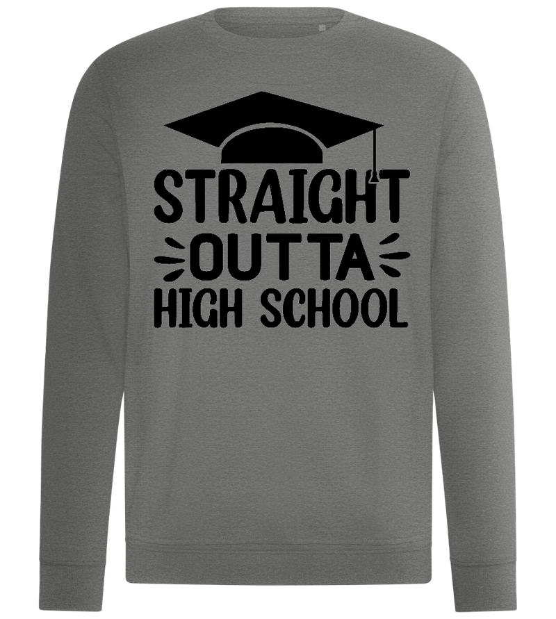 Outta High School Design - Comfort unisex sweater_ORION GREY II_front