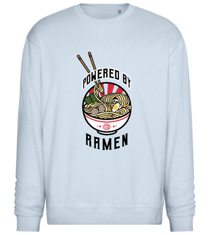 Powered by Ramen Design - Comfort Essential Unisex Sweater_CREAMY BLUE_front