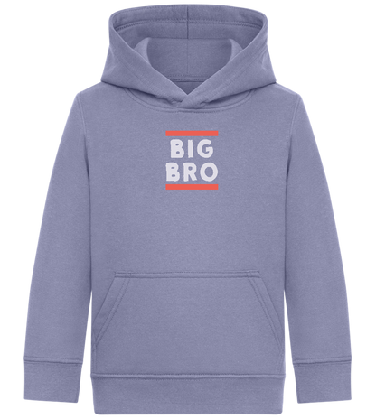 Big Bro Text Design - Comfort Kids Hoodie_BLUE_front