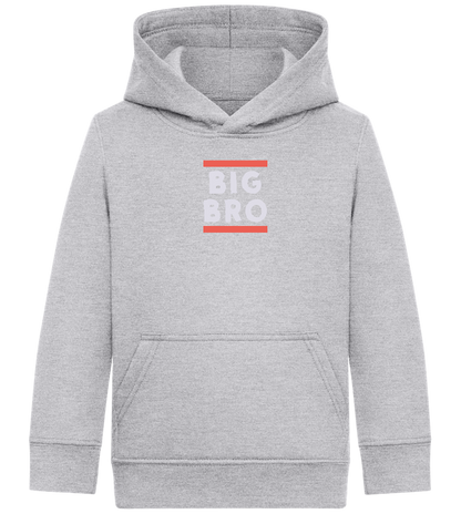 Big Bro Text Design - Comfort Kids Hoodie_ORION GREY II_front