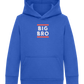 Big Bro Text Design - Comfort Kids Hoodie_ROYAL_front