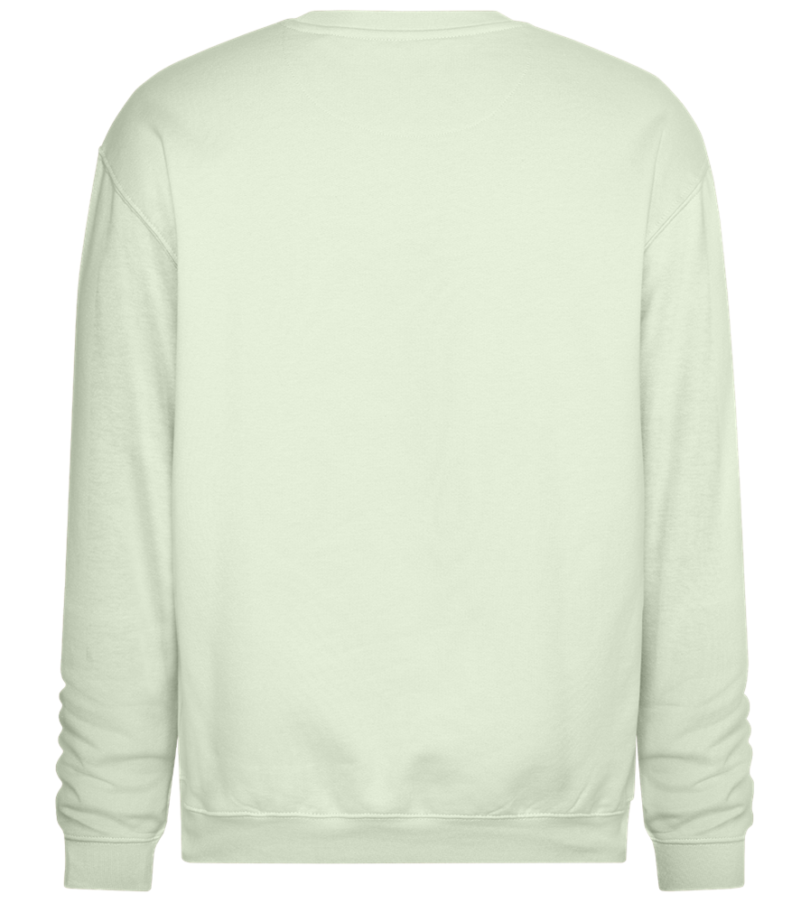 Super GRL Forever Design - Comfort Essential Unisex Sweater_CREAMY GREEN_back