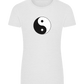 Yin Yang Design - Comfort women's fitted t-shirt_VIBRANT WHITE_front