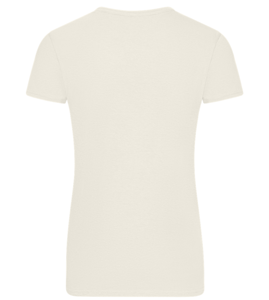 Yin Yang Design - Comfort women's fitted t-shirt_SILESTONE_back