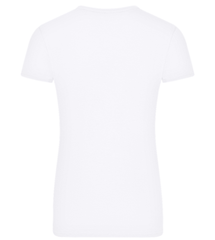Yin Yang Design - Comfort women's fitted t-shirt_WHITE_back