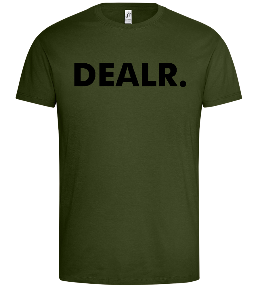 DEALR. Design - Premium men's t-shirt_ARMY_front