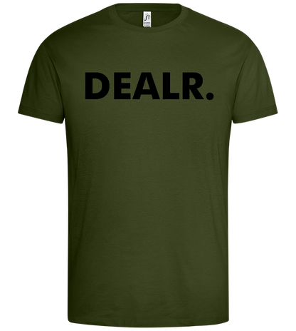 DEALR. Design - Premium men's t-shirt_ARMY_front