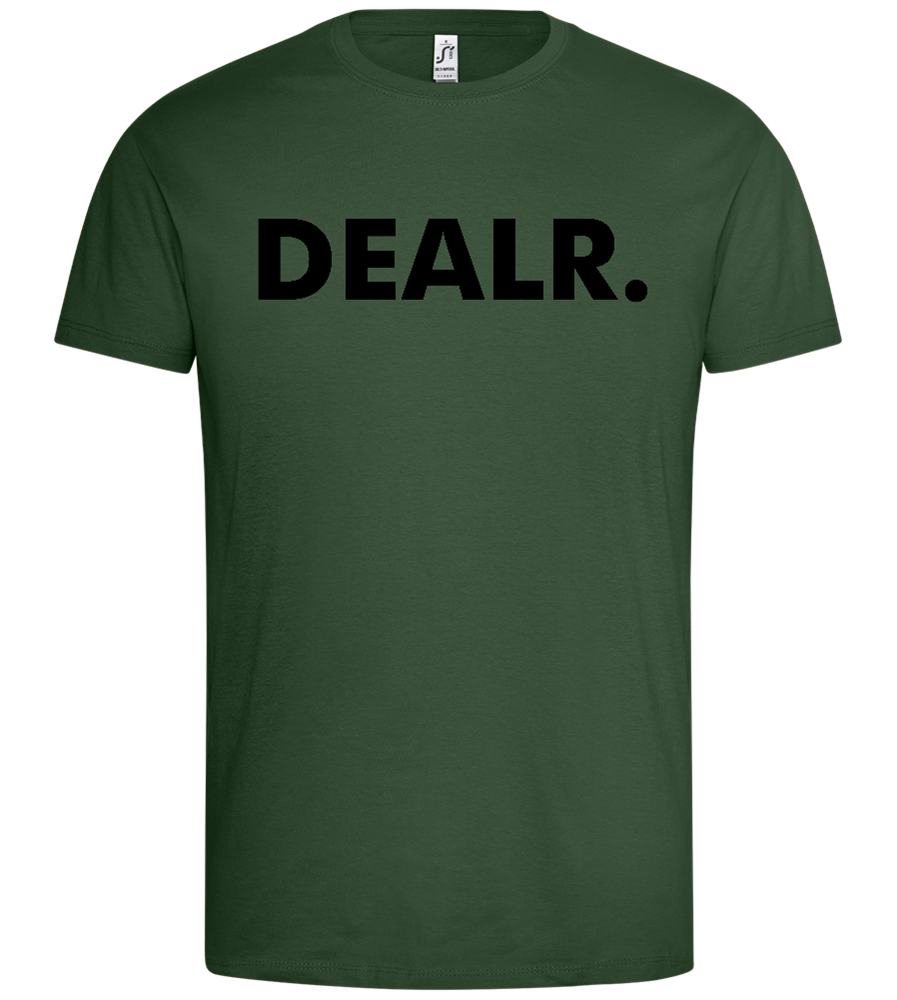 DEALR. Design - Premium men's t-shirt_GREEN BOTTLE_front