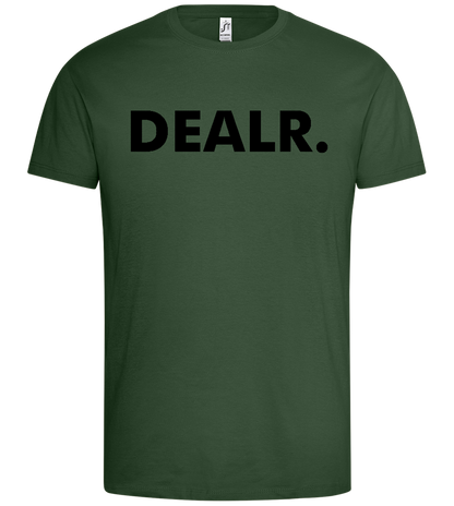 DEALR. Design - Premium men's t-shirt_GREEN BOTTLE_front