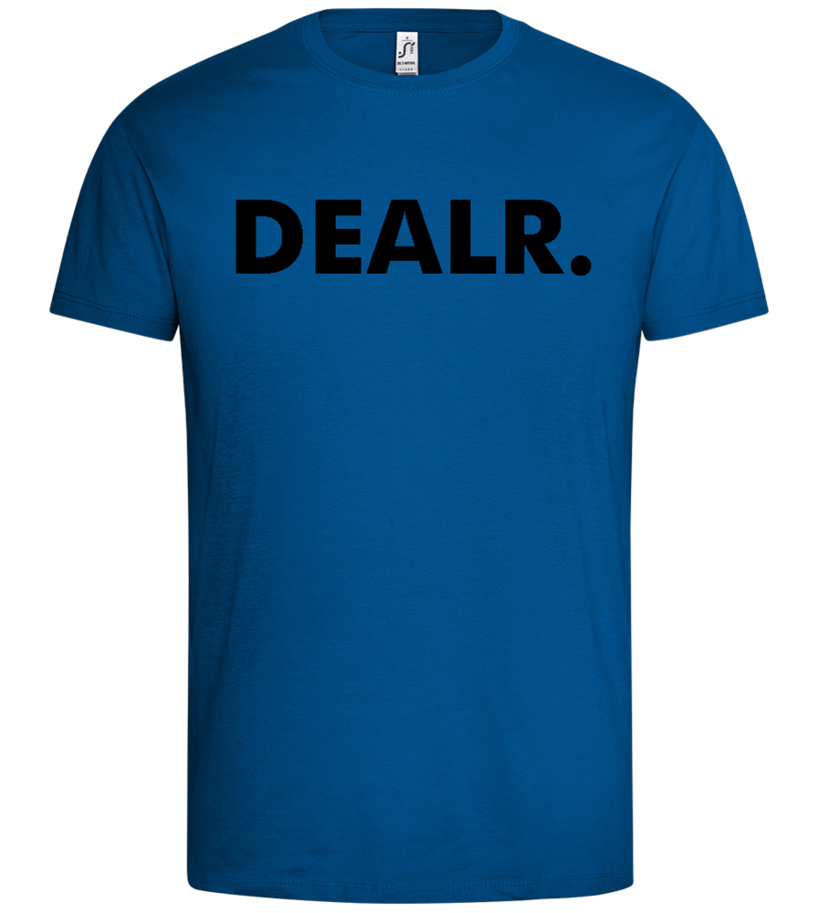 DEALR. Design - Premium men's t-shirt_ROYAL_front