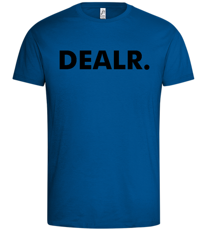 DEALR. Design - Premium men's t-shirt_ROYAL_front