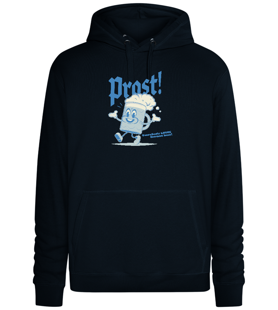 Prost Beer Design - Premium unisex hoodie_BLACK_front