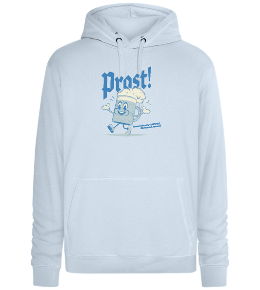 Prost Beer Design - Premium unisex hoodie_CREAMY BLUE_front