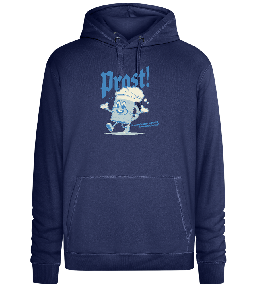 Prost Beer Design - Premium unisex hoodie_DENIM CHINA_front