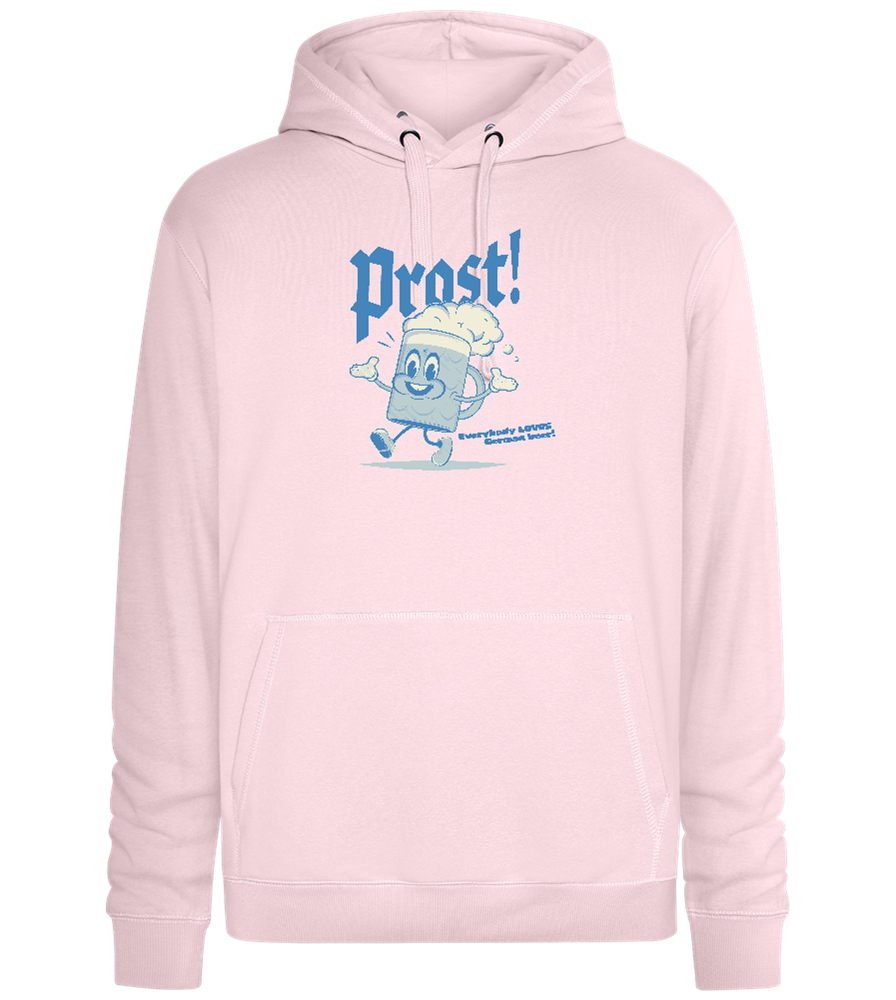 Prost Beer Design - Premium unisex hoodie_LIGHT PEACH ROSE_front