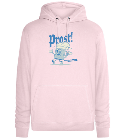 Prost Beer Design - Premium unisex hoodie_LIGHT PEACH ROSE_front