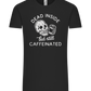Dead Inside Caffeinated Design - Comfort Unisex T-Shirt_DEEP BLACK_front