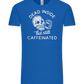 Dead Inside Caffeinated Design - Comfort Unisex T-Shirt_ROYAL_front