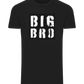 Big Bro Grunge Design - Comfort men's t-shirt_DEEP BLACK_front