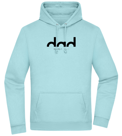 Dad Man Myth Legend Design - Premium Essential Unisex Hoodie_POOL BLUE_front