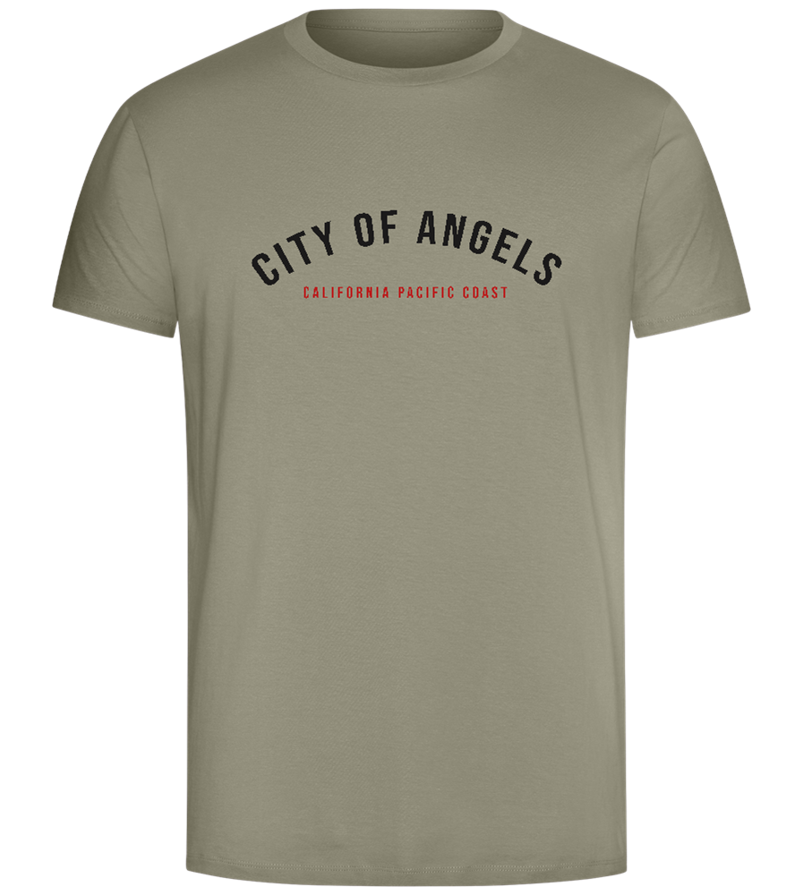 City Of Angels Quote Design - Comfort Unisex T-Shirt_KHAKI_front