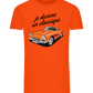 Becoming A Classic Design - Comfort men's fitted t-shirt_ORANGE_front