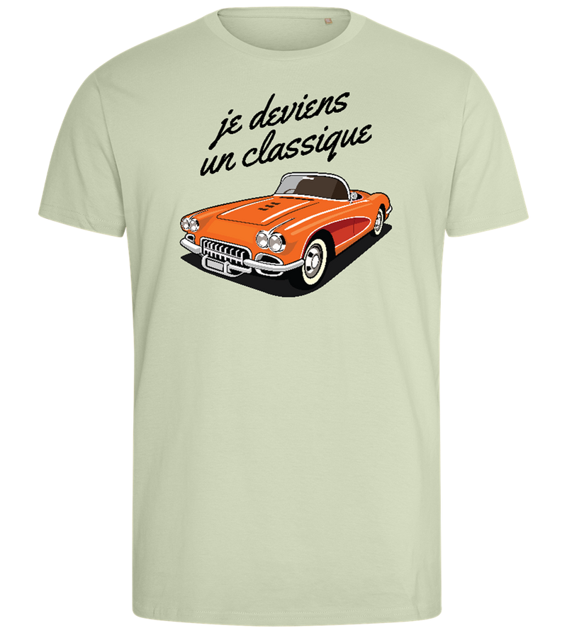 Becoming A Classic Design - Comfort men's fitted t-shirt_SILESTONE_front