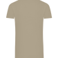 Becoming A Classic Design - Comfort men's fitted t-shirt_KHAKI_back