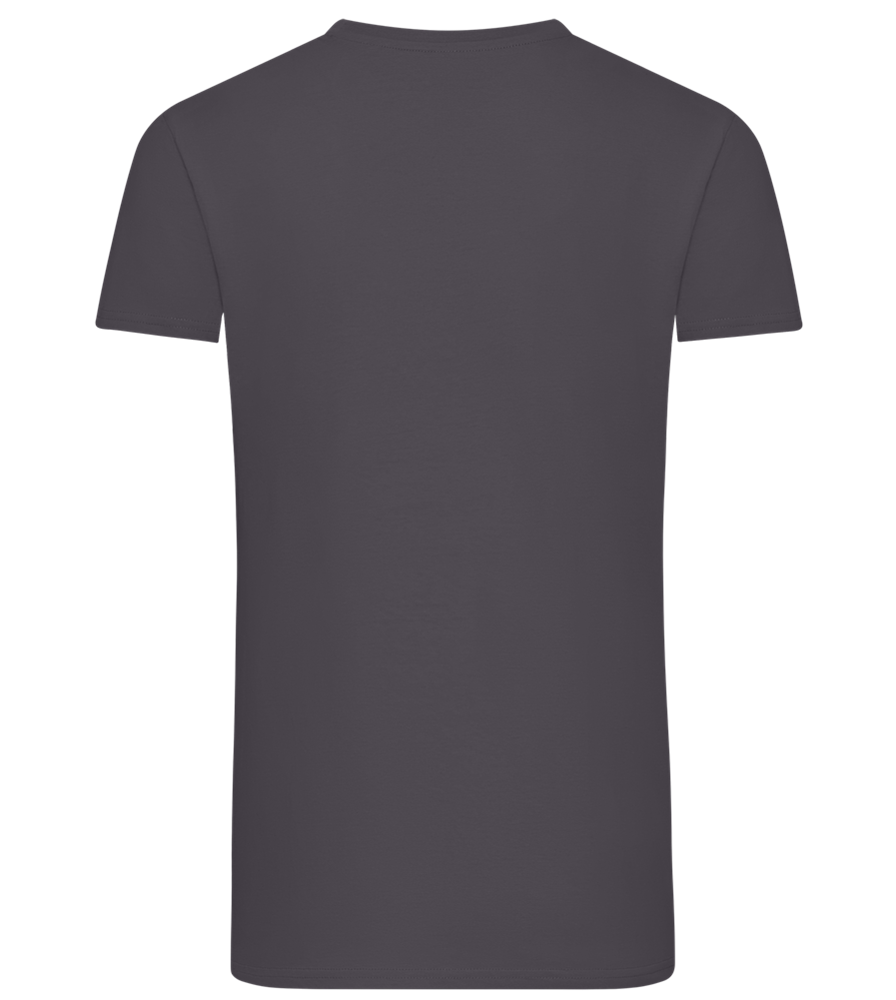 Becoming A Classic Design - Comfort men's fitted t-shirt_MOUSE GREY_back