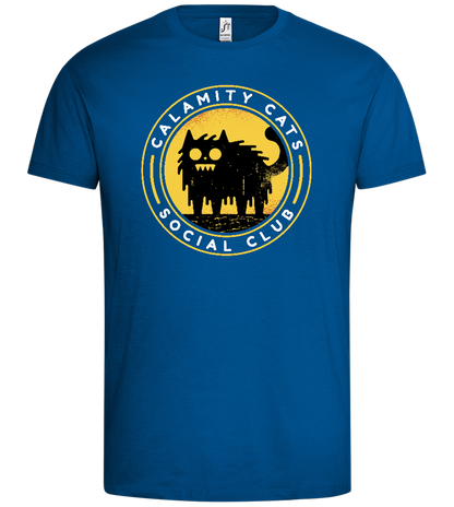 Calamity Cats Design - Premium men's t-shirt_ROYAL_front