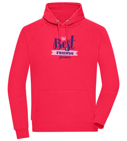 Best Friends Forever 1 Design - Comfort unisex hoodie_RED_front