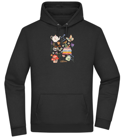 Autumn Vibes Design - Premium Essential Unisex Hoodie_BLACK_front