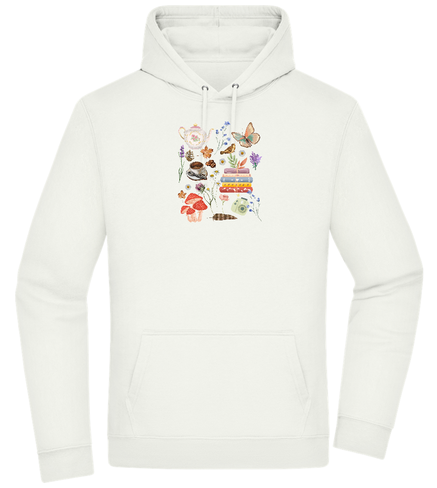 Autumn Vibes Design - Premium Essential Unisex Hoodie_CREAMY GREEN_front