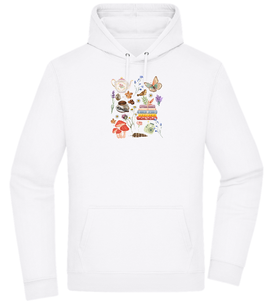 Autumn Vibes Design - Premium Essential Unisex Hoodie_WHITE_front