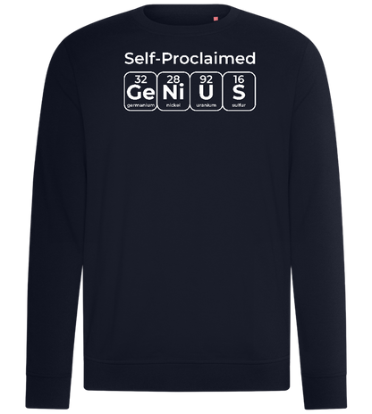 Genius Periodic Table Design - Comfort unisex sweater_FRENCH NAVY_front