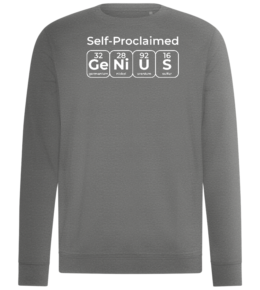 Genius Periodic Table Design - Comfort unisex sweater_ORION GREY II_front