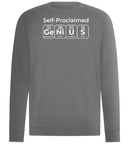 Genius Periodic Table Design - Comfort unisex sweater_ORION GREY II_front