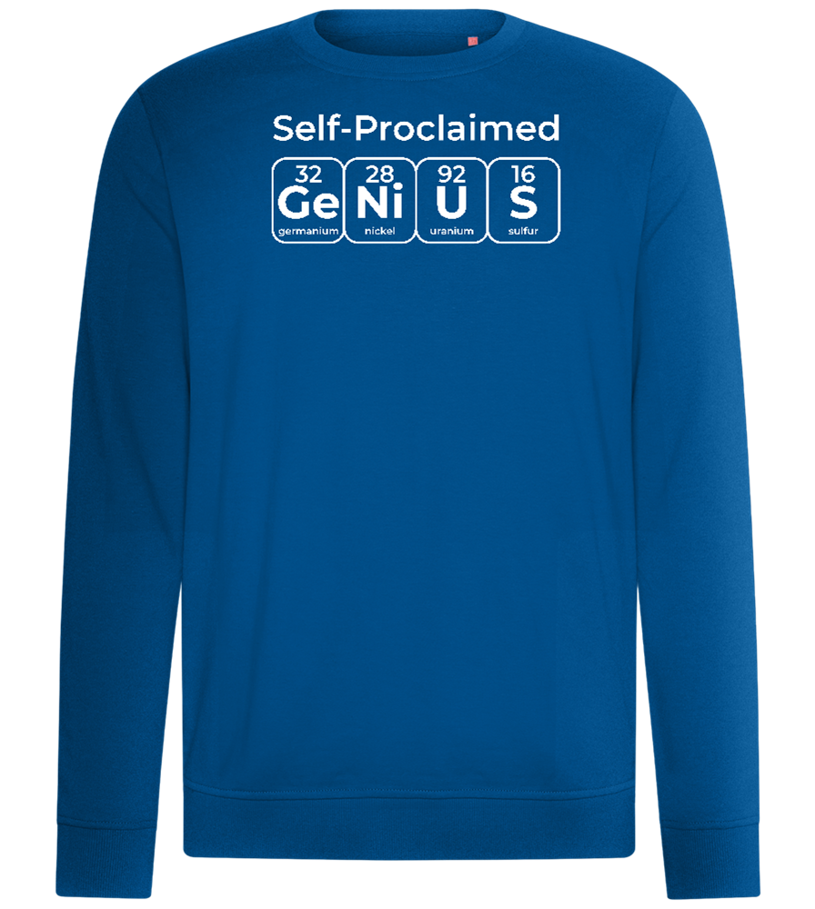 Genius Periodic Table Design - Comfort unisex sweater_ROYAL_front